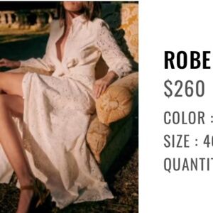 Sézane Bella dress size 46 (14)